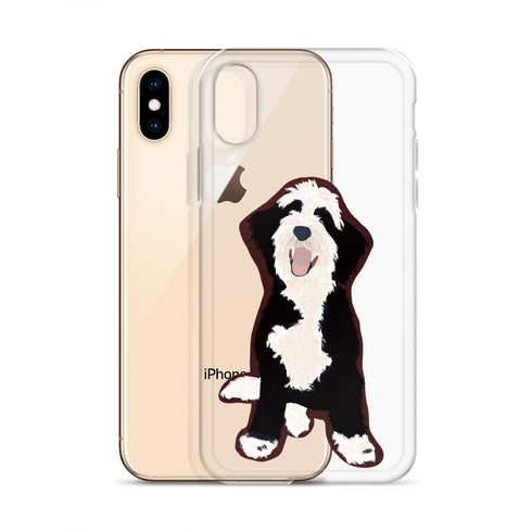 Bernedoodle iPhone Case
